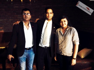 With Shailender Sandha, Director & CEO Flipsydee, and Sagar Nath, Sommelier, Sofitel Mumbai BKC
